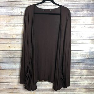 Lightweight Chocolate Brown Cardigan